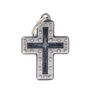 Placa Bronx Cruz L Plata Futurista