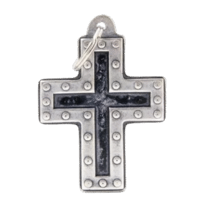 Placa Bronx Cruz XL Plata Futurista