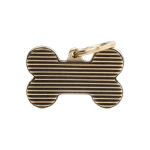 Placa Bronx Hueso L Cobre Rayas Paralelas Nuevas