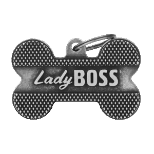 Placa Bronx Hueso XL Plata LADY BOSS