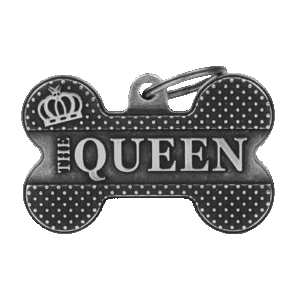 Placa Bronx Hueso XL Plata THE QUEEN