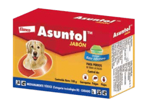 Asuntol: Coumaphos 1 g Asuntol Sábila: Coumaphos 1 g + Aloe Vera 0,05 g.