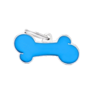 Placa Classic Hueso Grande Celeste