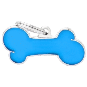 Placa Classic Hueso XL Azul