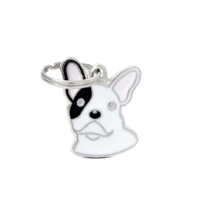 Placa Friends Bulldog Francés Blanco y Negro