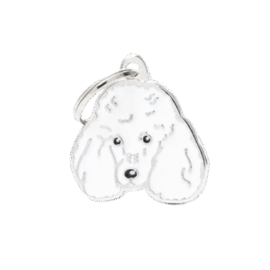 Placa Friends Caniche Blanco