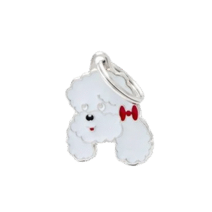 Placa Friends Caniche Gris