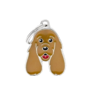 Placa Friends Cocker Spaniel Rojo