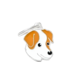 Placa Friends Jack Rusell Blanco y Marrón