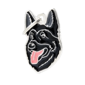 Placa Friends Pastor Alemán Negro