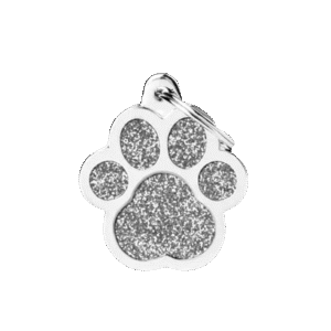 Placa Shine Para Grande Plateado con Purpurina