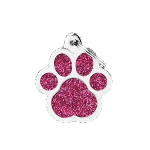 Placa Shine Para Grande Rosa con Purpurina