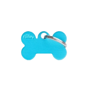 Placa Basic Aluminio Hueso Pequeño Aluminio Celeste