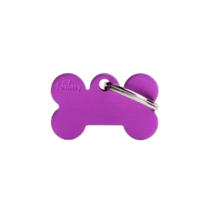 Placa Basic Aluminio Hueso Pequeño Aluminio Morado