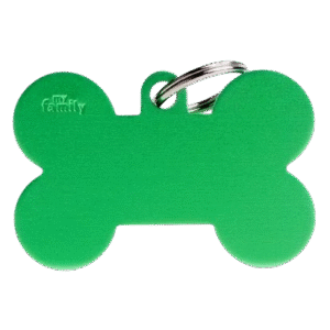 Placa Basic Aluminio Hueso Grande Aluminio Verde