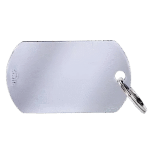 Placa Basic Chrome Military Grande N