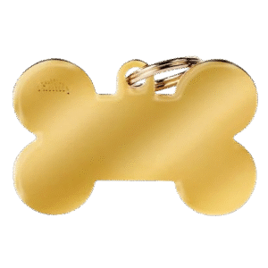 Placa Basic Gold Hueso XL Latón Dorado