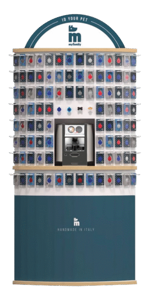 Display de Pared y Stand para 96 Ganchos