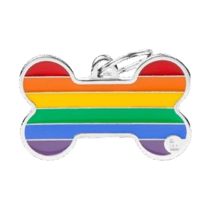 Plaxa Arcoiris Hueso XL